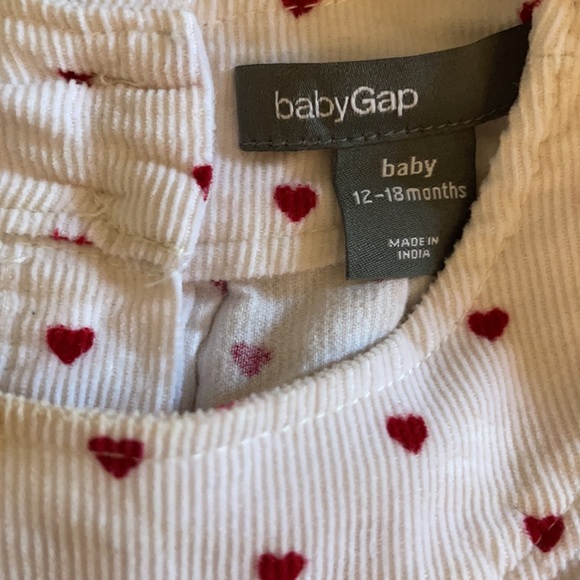 Baby GAP cotton heart top 12-18mos - Picture 2 of 3